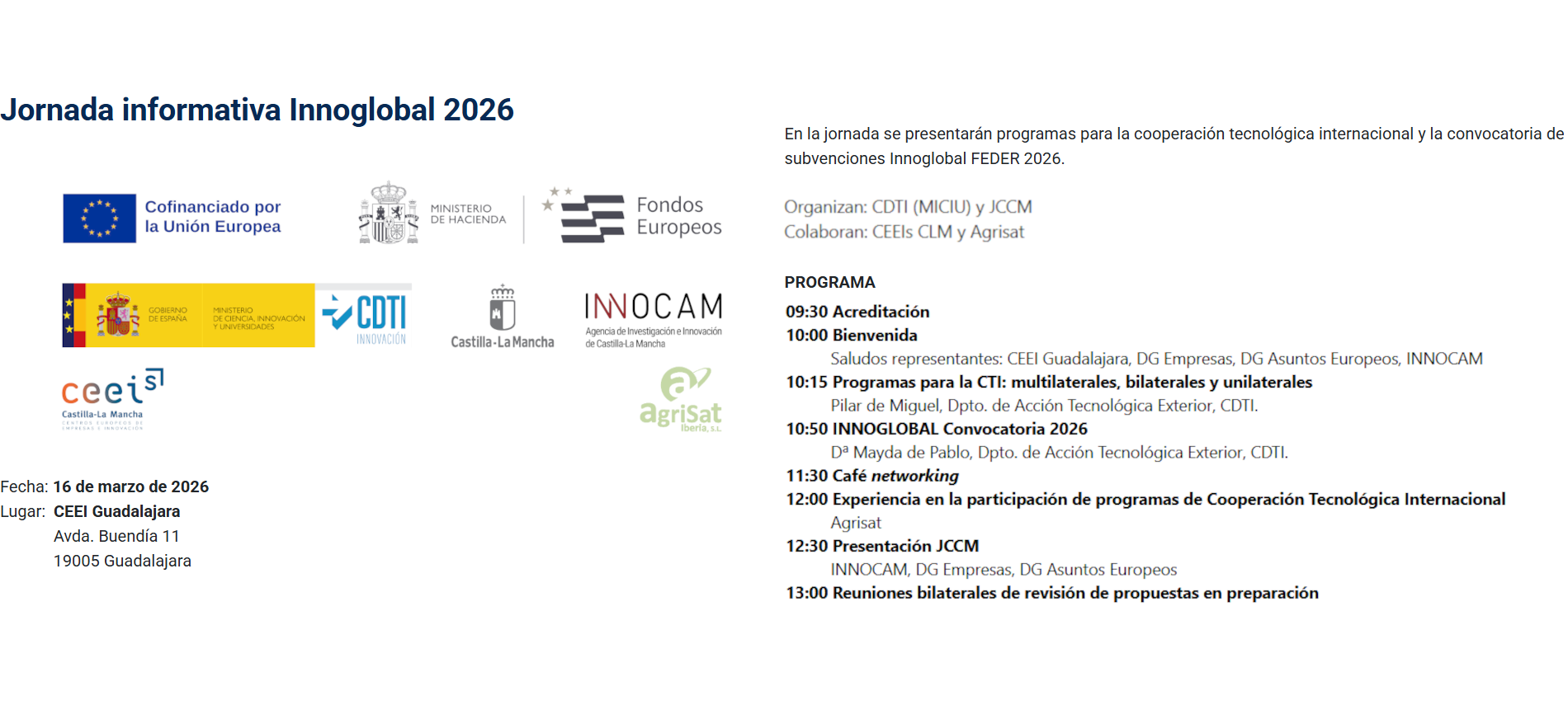 Programa Innoglobal 26